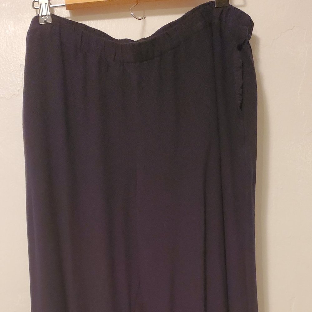 J. Jill large Navy Pants light weight for Spring